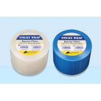 Plasdent® Eco-Pack Sticky Wraps, 4”W x 6”L, Blue, Roll of 1200
